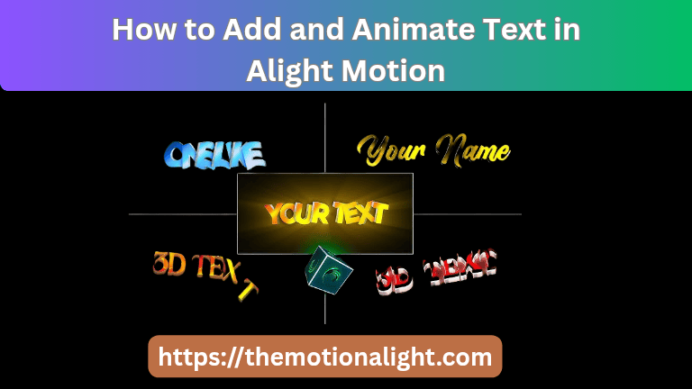 How to Add and Animate Text in Alight Motion - Complete Guide (2025) 4 Alight Motion guide: How to add and animated stylized 3D Text.