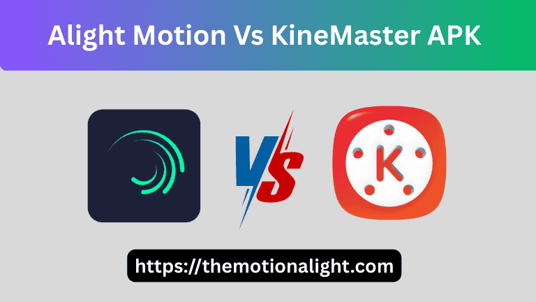 Alight Motion vs KineMaster Which Mobile Video Editor is Best in 2025? 2 Comparison graphic showing Alight Motion and KineMaster.