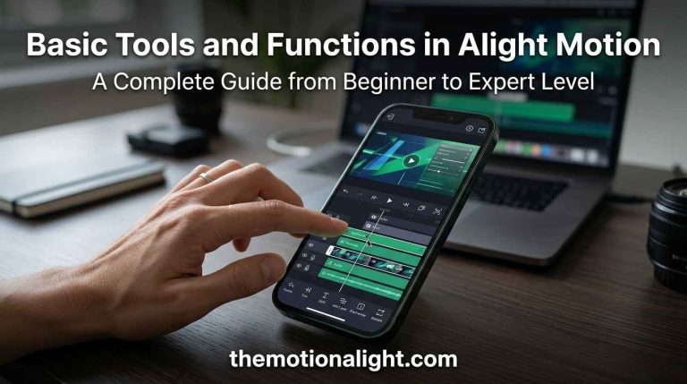 Basic Tools and Functions in Alight Motion A Complete Guide from Beginner to Expert Level 3 Beginner to expert guide for Alight Motion tools and functions.